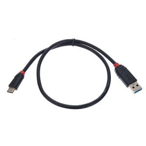 Lindy USB 3.2 Cable Typ A/C 0,5m Schwarz