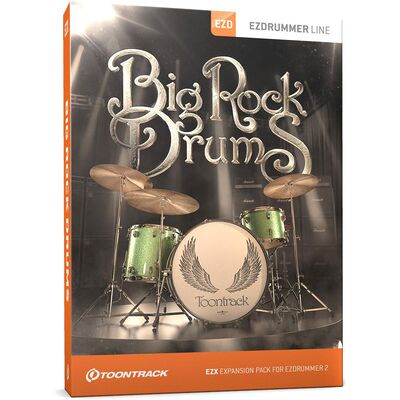 Toontrack Big Rock Drums EZX - Schlagzeugbibliothek Toontrack Big Rock Drums EZX - Schlagzeugbibliothek