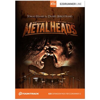 Toontrack Metalheads EZX - Metal-Schlagzeug-Produktionswerkzeug Toontrack Metalheads EZX - Metal-Schlagzeug-Produktionswerkzeug