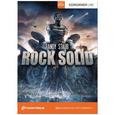 Toontrack Rock Solid Virtuelles Instrument - Drum Sets, MIDI, EZ Drummer Kompatibel Toontrack Rock Solid Virtuelles Instrument - Drum Sets, MIDI, EZ Drummer Kompatibel