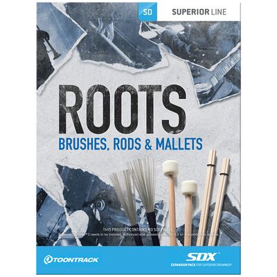 Toontrack SDX Roots Brushes - Erweiterung für Superior 2.0 Toontrack SDX Roots Brushes - Erweiterung für Superior 2.0