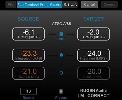 Nugen Audio LM-Correct 2