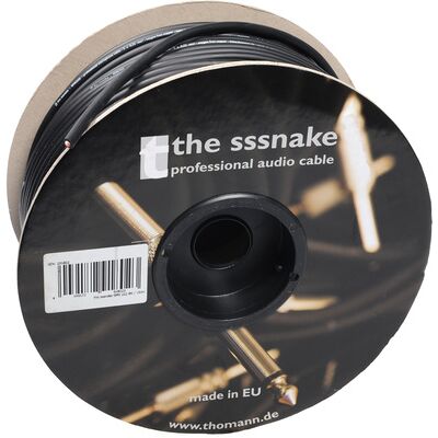 the sssnake SMK 222 BK / 100m Schwarz the sssnake SMK 222 BK / 100m Schwarz