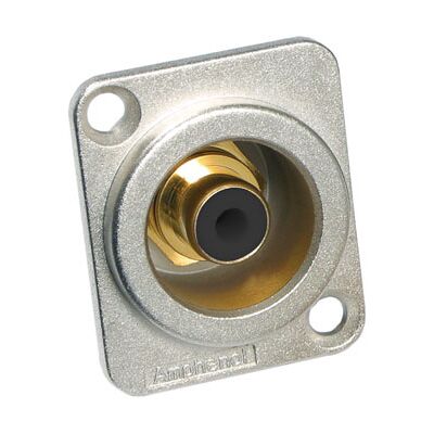 Amphenol Cinch - ACJD-BLK - 2P - RCA female connector Amphenol Cinch - ACJD-BLK - 2P - RCA female connector
