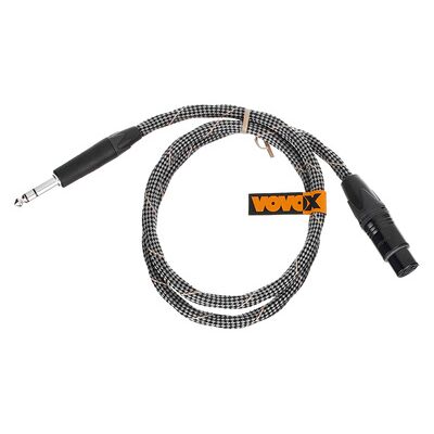 Vovox sonorus protect S 1 m TRS/XLRf Schwarz Vovox sonorus protect S 1 m TRS/XLRf Schwarz