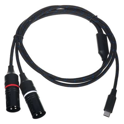 DAP Audio FL115 USB-C to 2x XLR/M 1.5m Schwarz DAP Audio FL115 USB-C to 2x XLR/M 1.5m Schwarz