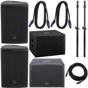 Seeburg Acoustic Line X2/GSub 1201 Power Bundle Schwarz