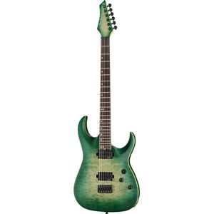 Harley Benton Amarok-BT EGNT Quilted Burst Emerald Natural Quilted Burst Satin