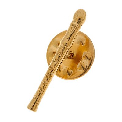 ART of Music Pin Recorder Vergoldet ART of Music Pin Recorder Vergoldet