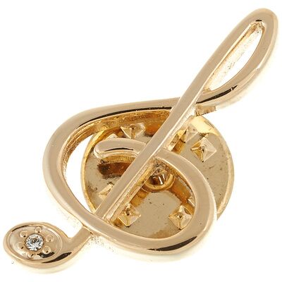 ART of Music Pin Pin Treble Clef w/ Stone ART of Music Pin Pin Treble Clef w/ Stone