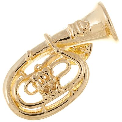 ART of Music Pin Tenorhorn Large vergoldet ART of Music Pin Tenorhorn Large vergoldet
