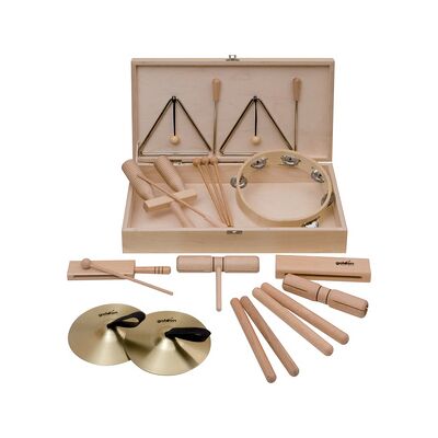 Goldon Percussion Set 5 in Wood Box Goldon Percussion Set 5 in Wood Box
