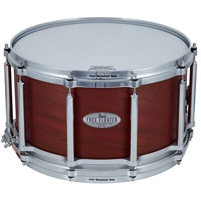 Pearl "14"x08" Free Floating Snare" Satin Red Mahagoni Pearl "14"x08" Free Floating Snare" Satin Red Mahagoni