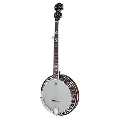 Harley Benton BJ-55Pro 5 String Banjo Dark Cherry Sunburst Harley Benton BJ-55Pro 5 String Banjo Dark Cherry Sunburst