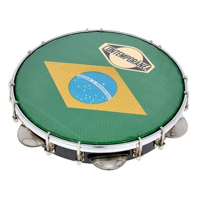 Contemporanea "10" Pandeiro Luxe black" Schwarz Contemporanea "10" Pandeiro Luxe black" Schwarz