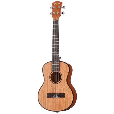 Cascha E-Tenor Ukulele Premium Mah Natur Cascha E-Tenor Ukulele Premium Mah Natur