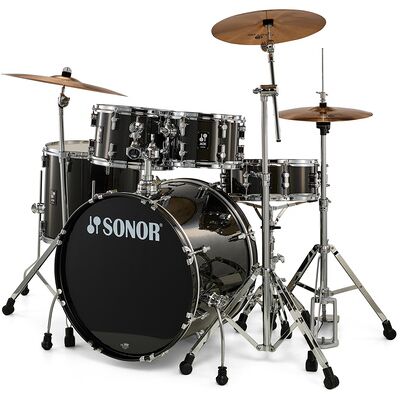 Sonor AQX Studio Set BMS Black Midnight Sparkle Sonor AQX Studio Set BMS Black Midnight Sparkle