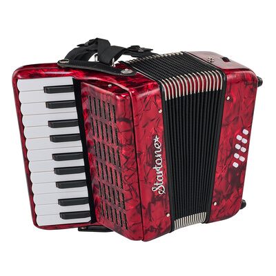 Startone Kids Accordion Red MKII Rot Startone Kids Accordion Red MKII Rot