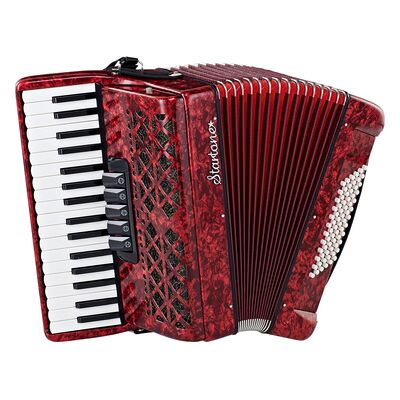 Startone Piano Accordion 72 Red MKII Rot Startone Piano Accordion 72 Red MKII Rot