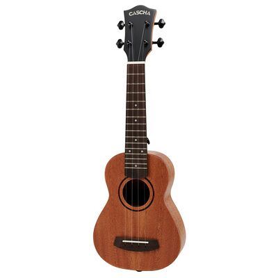 Cascha Soprano Ukulele Mahogany Solid Natur Cascha Soprano Ukulele Mahogany Solid Natur