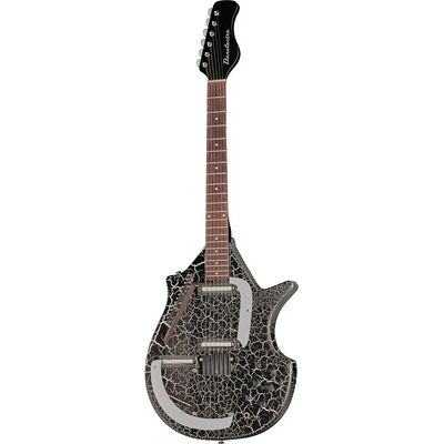 Danelectro Sitar Black Crackle Black Crackle Danelectro Sitar Black Crackle Black Crackle