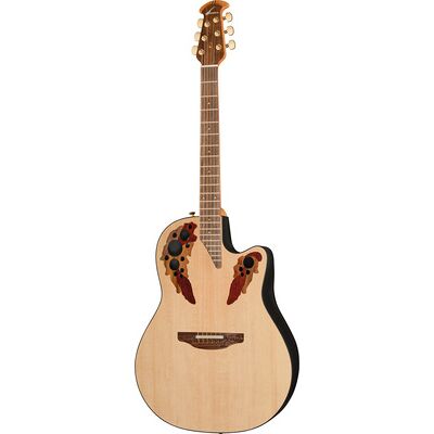 Ovation Pro Elite 1768-4S-G USA Natur mit schwarzer Korpuseinfassung Ovation Pro Elite 1768-4S-G USA Natur mit schwarzer Korpuseinfassung