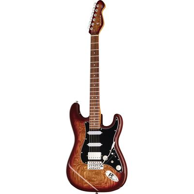 Mooer MSC20 Pro Guitar Amber Brown Amber Brown Hochglanz Mooer MSC20 Pro Guitar Amber Brown Amber Brown Hochglanz