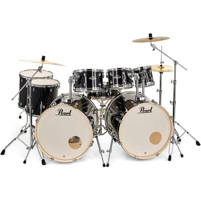 Pearl "22" Export Double Bass Set JB" Jet Black Pearl "22" Export Double Bass Set JB" Jet Black