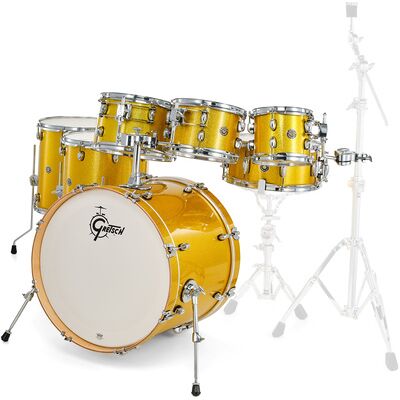 Gretsch Drums Catalina Maple 7-piece LS Lemon Sparkle Gretsch Drums Catalina Maple 7-piece LS Lemon Sparkle