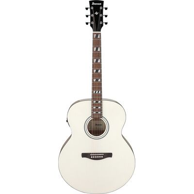 Ibanez AJ70M2E-PW Pearl White Hochglanz Ibanez AJ70M2E-PW Pearl White Hochglanz
