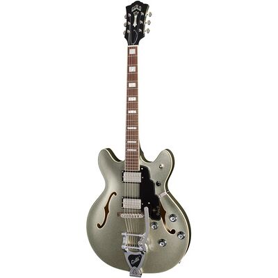 Guild Starfire Deluxe DC GVT VS Vintage Sterling Hochglanz Guild Starfire Deluxe DC GVT VS Vintage Sterling Hochglanz