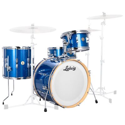 Ludwig "Continental Club 20" Blue Spkl" Blue Sparkle Ludwig "Continental Club 20" Blue Spkl" Blue Sparkle