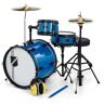 Millenium Youngster Drum Set Bundle Blue Azure Sparkle