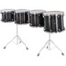 Tama Low ConcertTom Set CCLT4L-TPB Transparent Black Burst