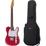 Harley Benton TE-62DB CAR Bundle Candy Apple Red Hochglanz