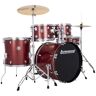 Ludwig Accent Fuse 5pc Red Red Sparkle