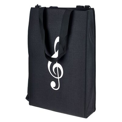 agifty Orchestra Stand Bag Schwarz mit weißem Violinschlüssel agifty Orchestra Stand Bag Schwarz mit weißem Violinschlüssel