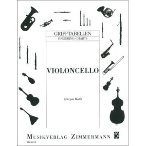 Zimmermann Verlag Grifftabelle Cello