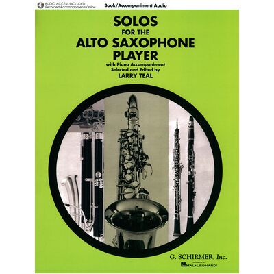 G. Schirmer Solos For The A-Sax Player G. Schirmer Solos For The A-Sax Player