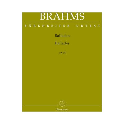 Bärenreiter Brahms Balladen op.10 Bärenreiter Brahms Balladen op.10