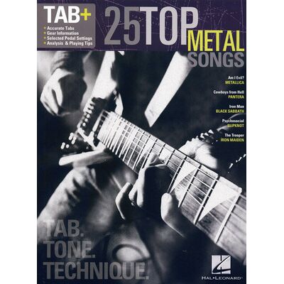 Hal Leonard Tab+25 Top Metal Songs Hal Leonard Tab+25 Top Metal Songs