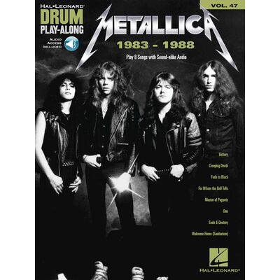 Hal Leonard Drum Play-Along Metallica 1983 Hal Leonard Drum Play-Along Metallica 1983