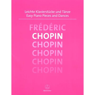 Bärenreiter Chopin Easy Piano Pieces Bärenreiter Chopin Easy Piano Pieces