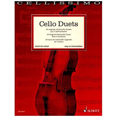 Schott Cello Duets Schott Cello Duets
