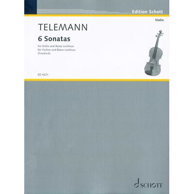 Schott Telemann 6 Sonaten Violine Schott Telemann 6 Sonaten Violine