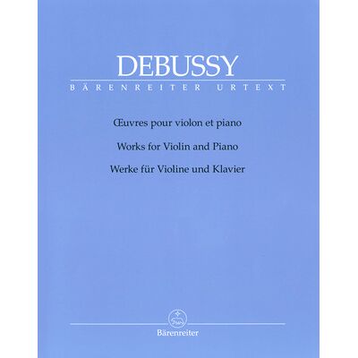 Bärenreiter Debussy Werke Violine Bärenreiter Debussy Werke Violine