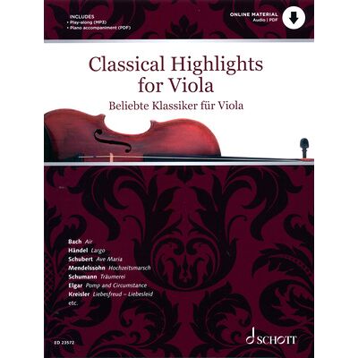 Schott Classical Highlights Viola Schott Classical Highlights Viola