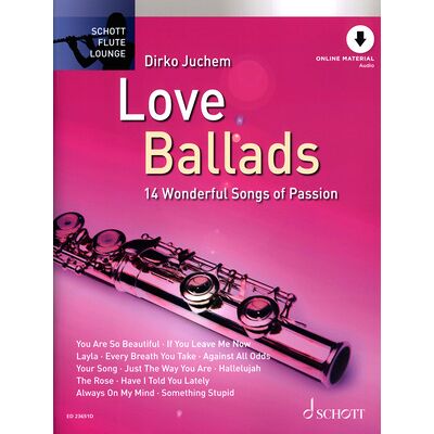 Schott Love Ballads Flute Schott Love Ballads Flute