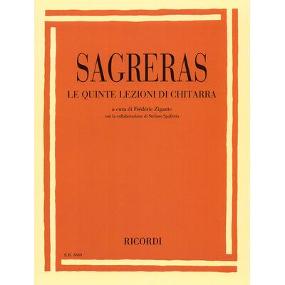 Ricordi Sagreras Lezioni di Chitarra Ricordi Sagreras Lezioni di Chitarra