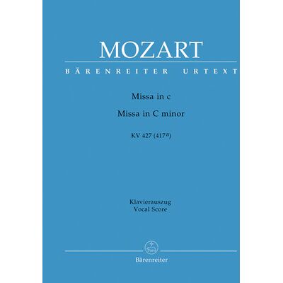 Bärenreiter Mozart Missa c-moll Bärenreiter Mozart Missa c-moll